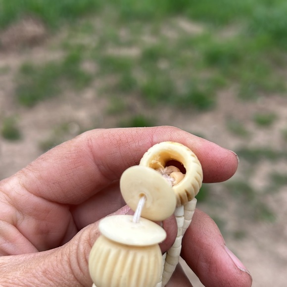 BONE HAND CRAFTED Multi-Strand Necklace - Picture 7 of 8